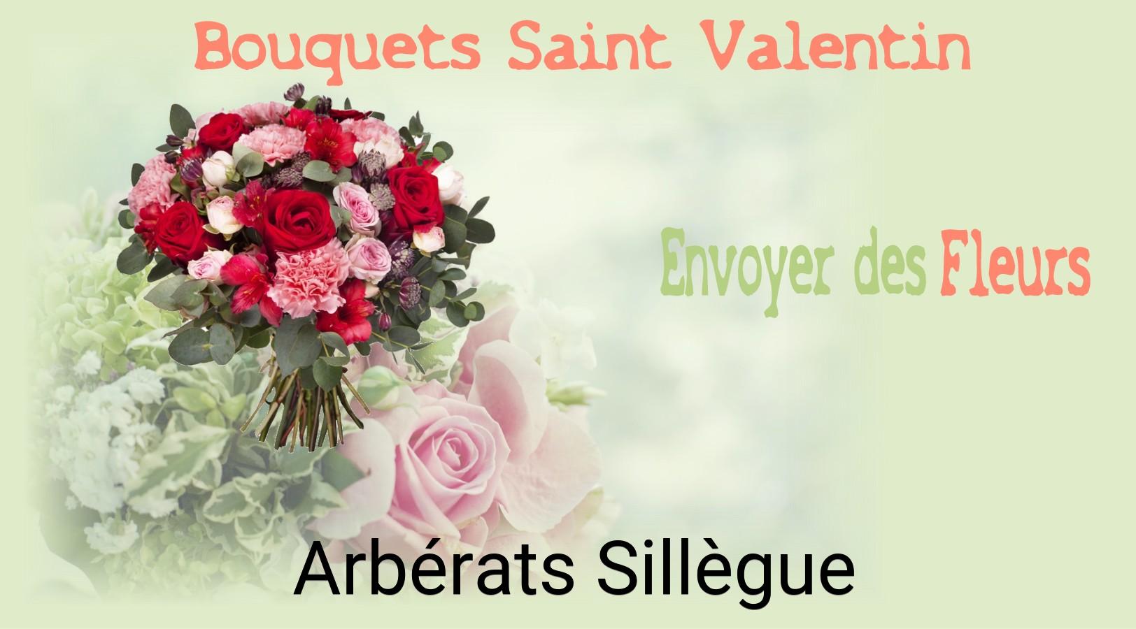 Roses de Saint-Valentin livrées à Arbérats-Sillègue